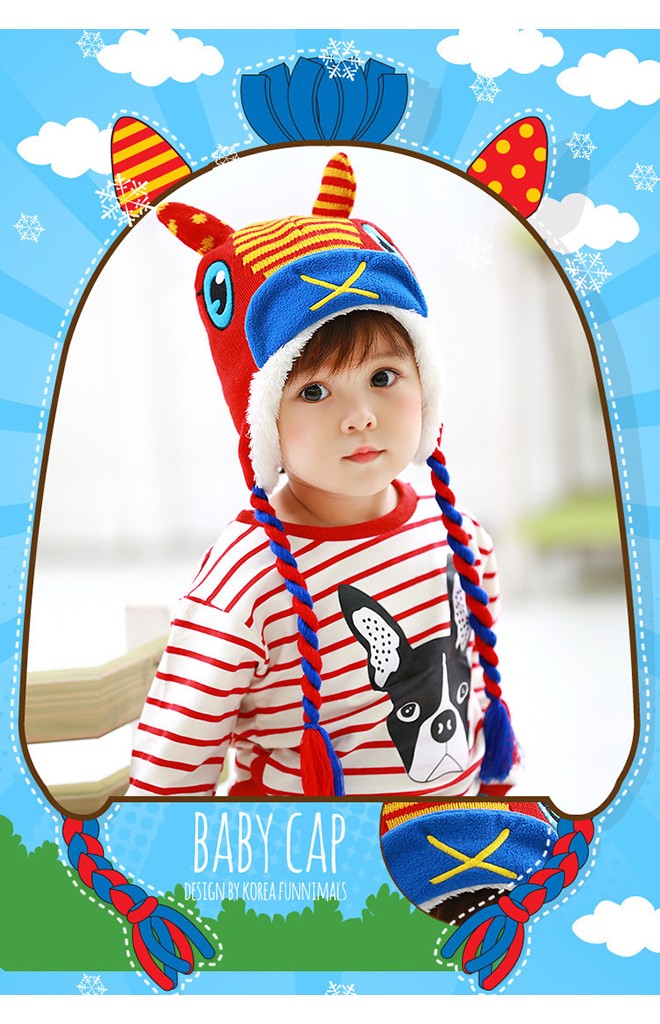หมวกไหมพรมเด็กรูปกวาง FUNNIMALS
