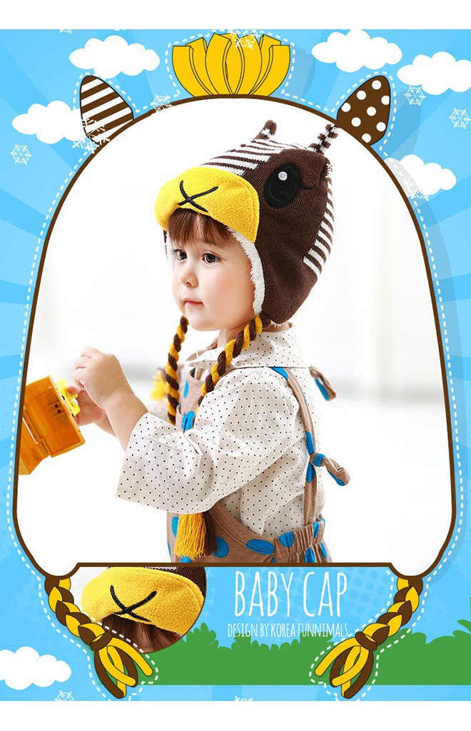 หมวกไหมพรมเด็กรูปกวาง FUNNIMALS