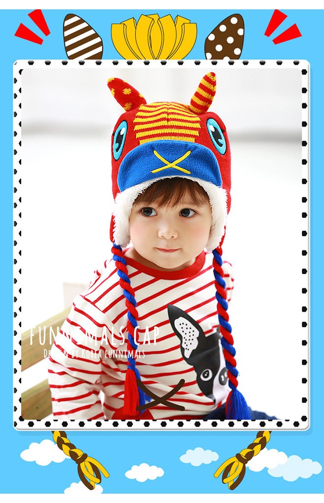 หมวกไหมพรมเด็กรูปกวาง FUNNIMALS