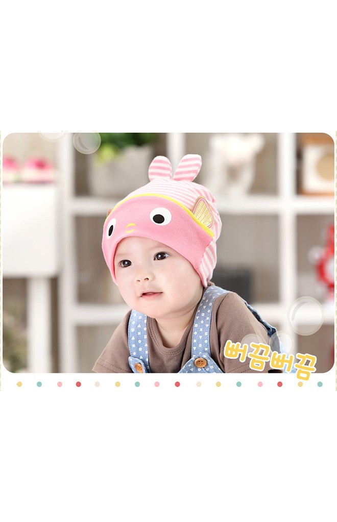 หมวกเด็กปลาน้อยน่ารัก