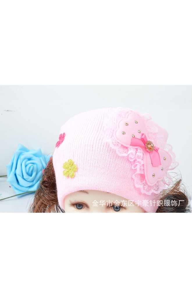 ผ้าคาดปอยผมเด็กหญิง แต่งโบว์ใหญ่และระบายสวยหวาน