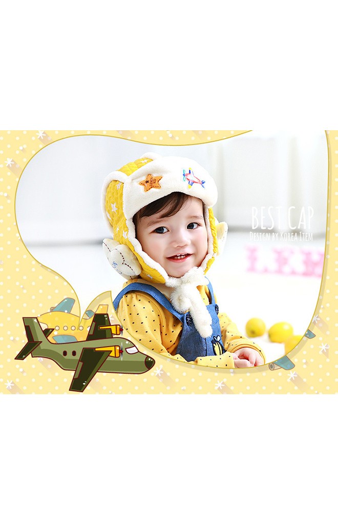 หมวกนักบินแต่งข้างหูรูปดาว จาก Lemonkid