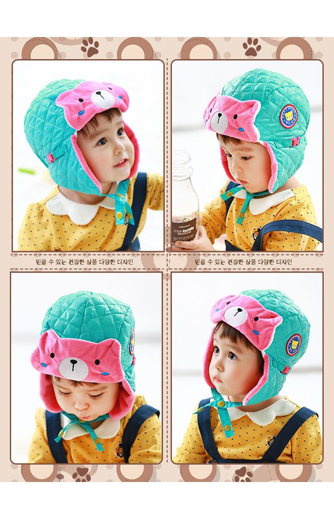 หมวกนักบินหน้าหมีน้อย Lemonkid
