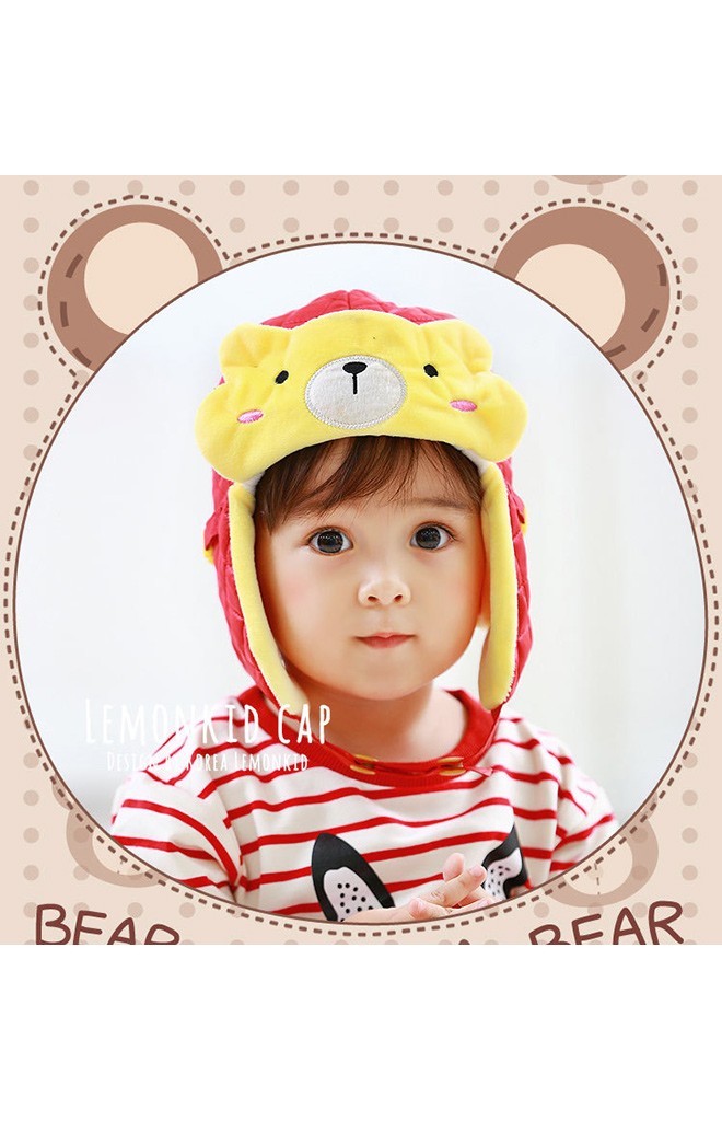 หมวกนักบินหน้าหมีน้อย Lemonkid