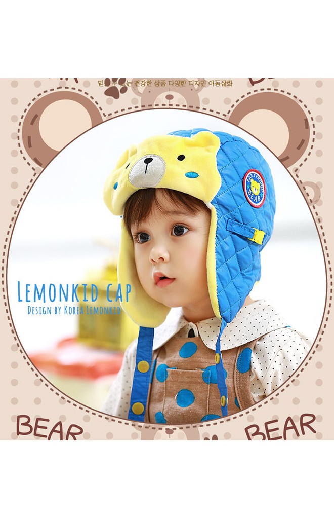 หมวกนักบินหน้าหมีน้อย Lemonkid