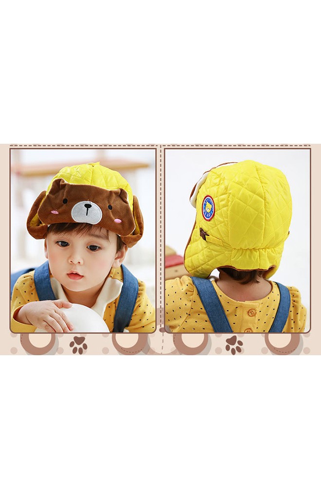 หมวกนักบินหน้าหมีน้อย Lemonkid