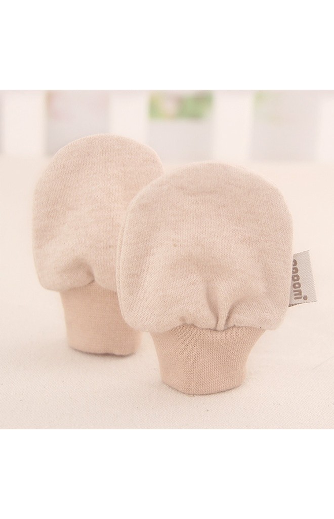 ถุงมือเด็กเล็ก ผลิตจากผ้าฝ้ายอินทรีย์