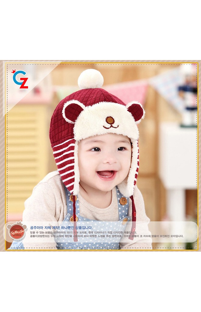 หมวกกันหนาวรูปหมี ดีไซส์น่ารัก จาก GZMM