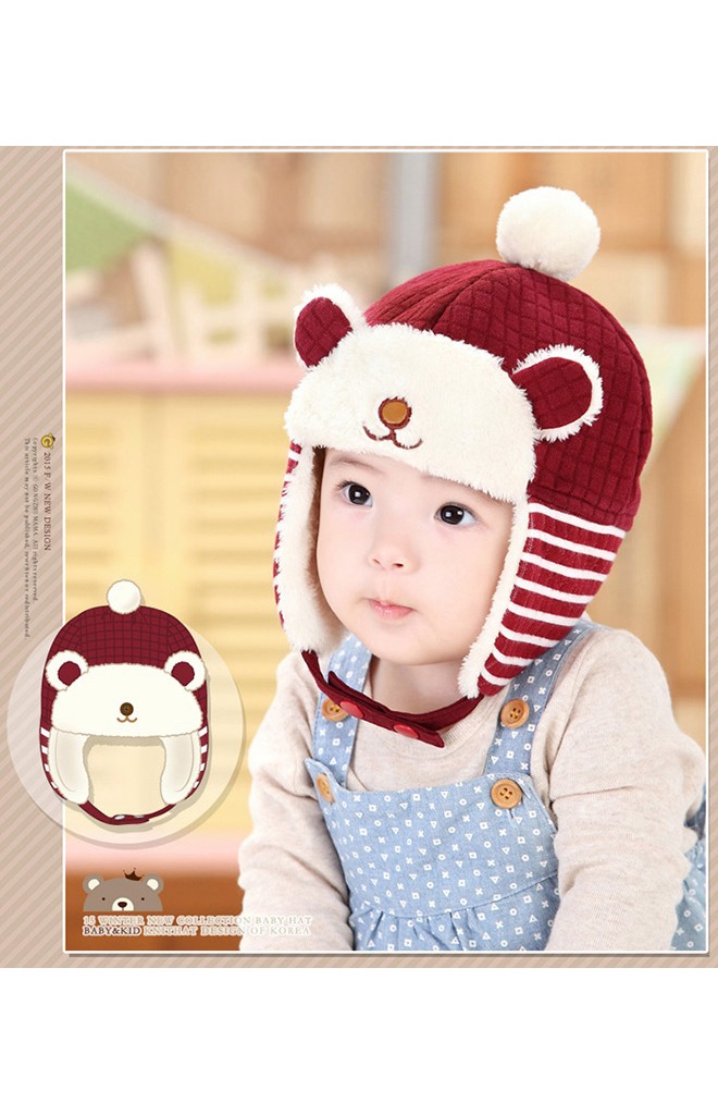 หมวกกันหนาวรูปหมี ดีไซส์น่ารัก จาก GZMM