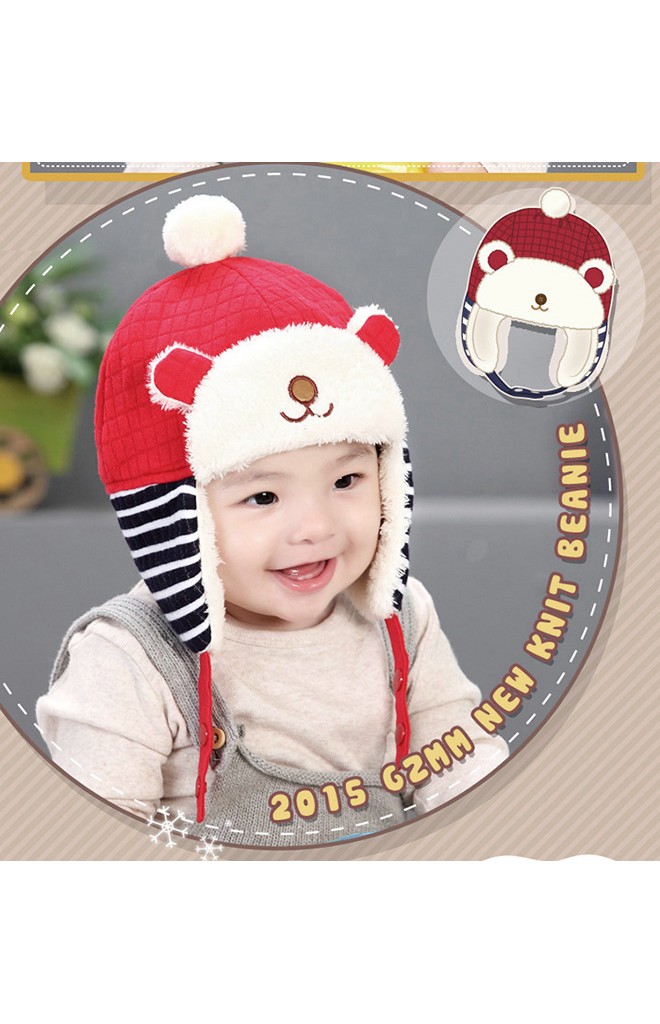 หมวกกันหนาวรูปหมี ดีไซส์น่ารัก จาก GZMM