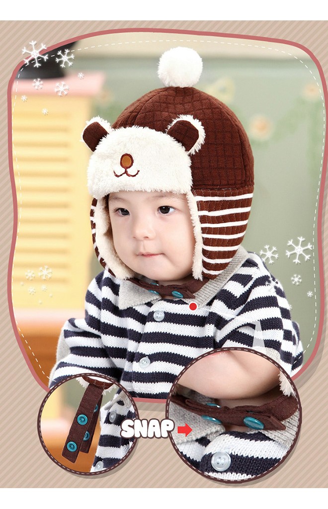 หมวกกันหนาวรูปหมี ดีไซส์น่ารัก จาก GZMM