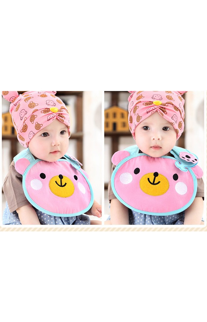 ผ้ากันเปื้อนเด็กรูปหมี ดีไซน์น่ารักๆ จาก GZMM