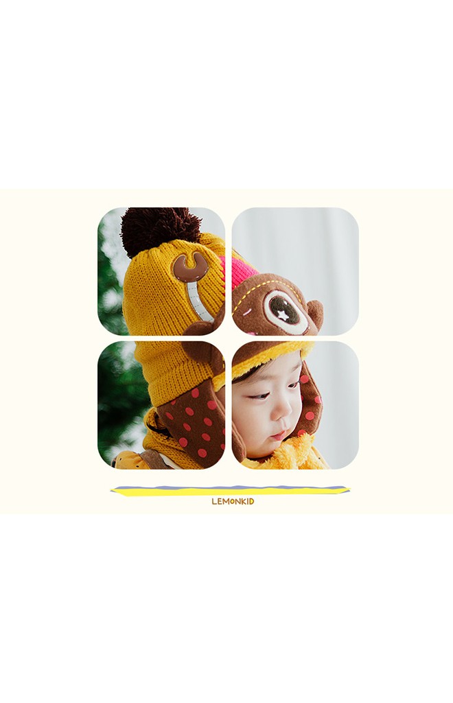 หมวกไหมพรมมนุษย์ต่างดาวตาเดียว จาก Lemonkid (เฉพาะหมวก)