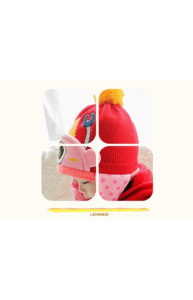 หมวกไหมพรมมนุษย์ต่างดาวตาเดียว จาก Lemonkid (เฉพาะหมวก)