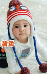 หมวกไหมพรมเด็กลายเพนกวิน  Lemonkid