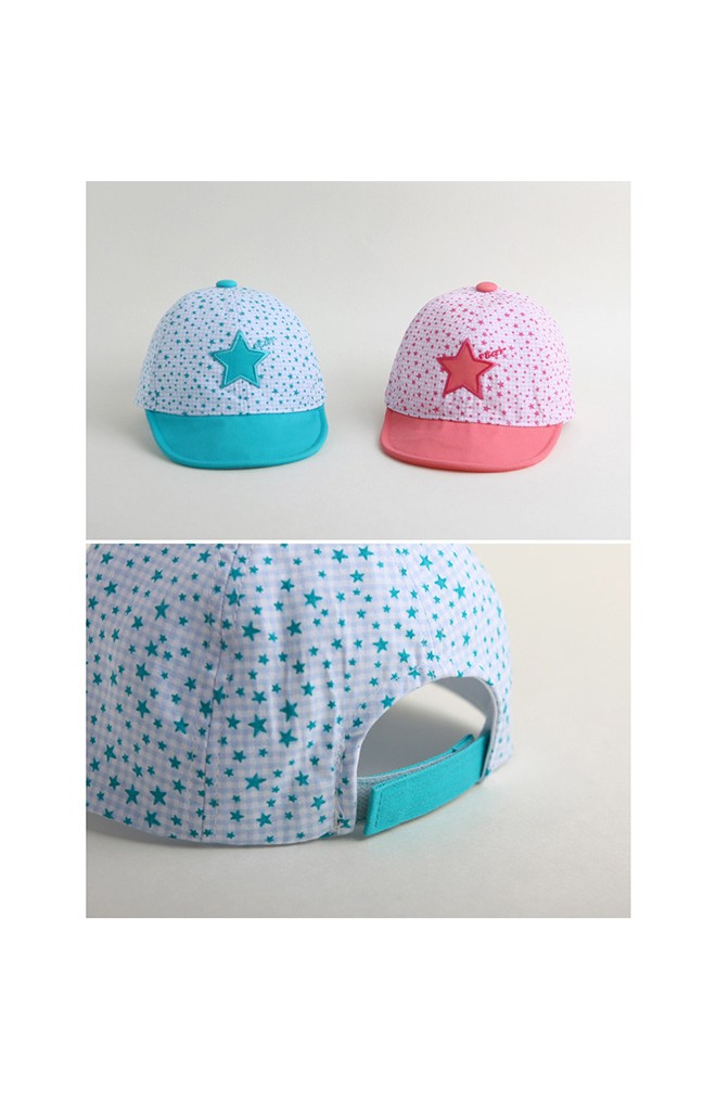หมวกแก๊ปเด็กลายดาว ปีกหมวกปัก Twinkle