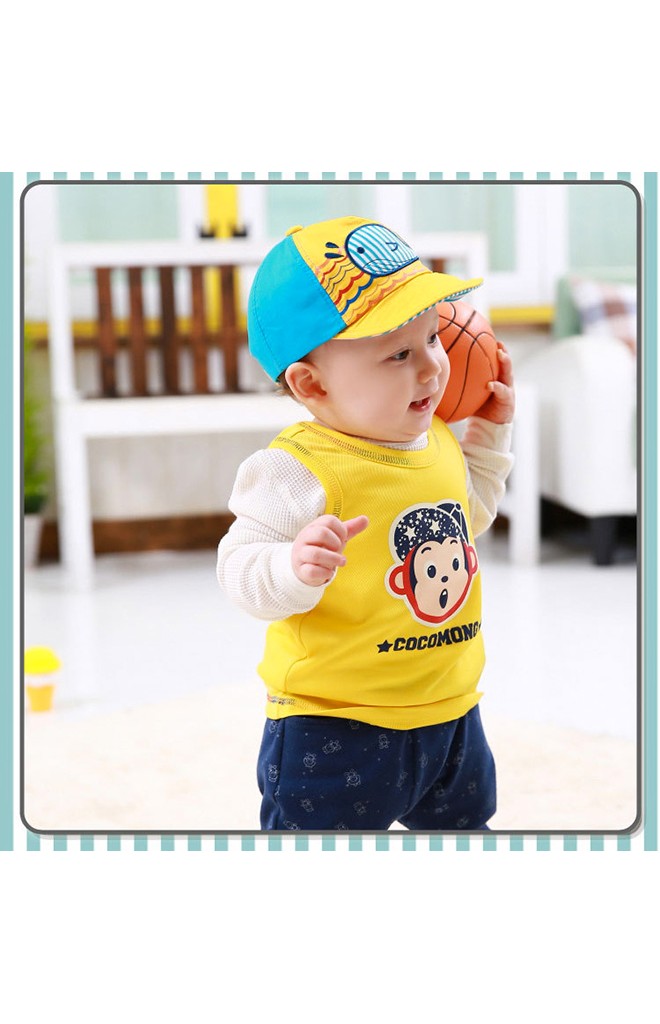 หมวกแก๊ปลายปลาวาฬ ยี่ห้อ GOODKID