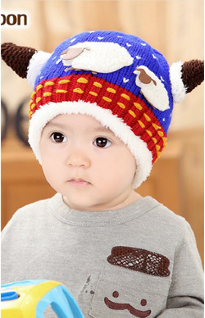 หมวกไหมพรมมีเขา แต่งรูปแกะแม่ลูกน่ารัก MOFABABI หมวกไหมพรมมีเขา แต่งรูปแกะแม่ลูกน่ารัก MOFABABI