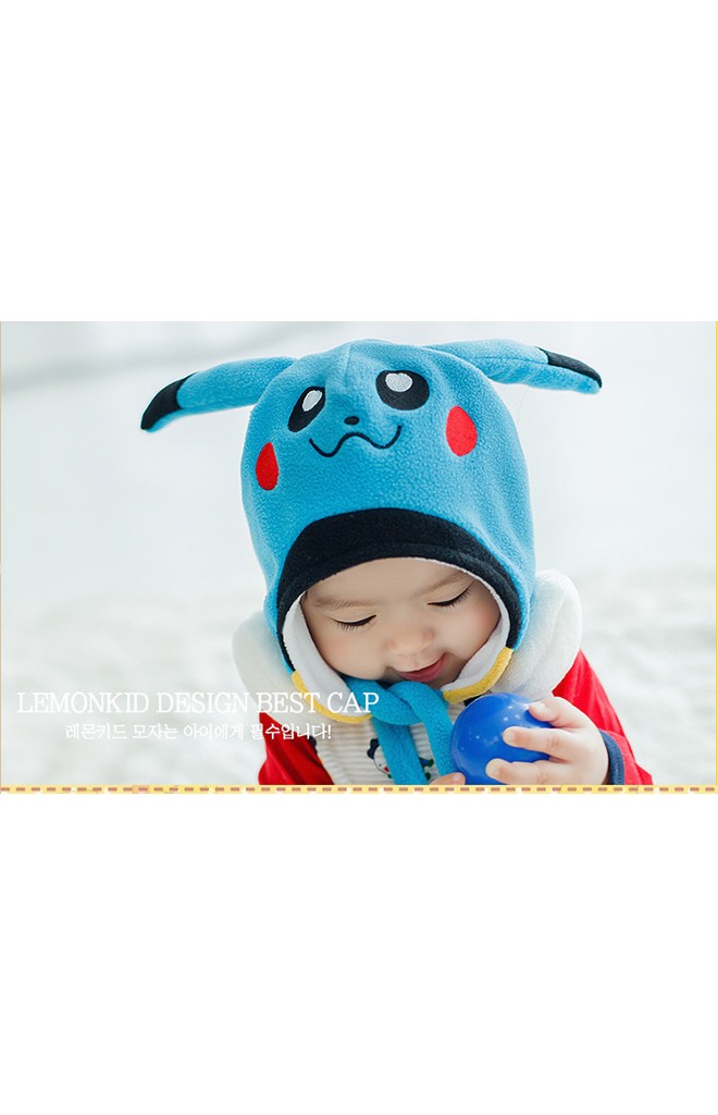 หมวกเด็ก Pikachu ปิกาจู ยี่ห้อ lemonkid
