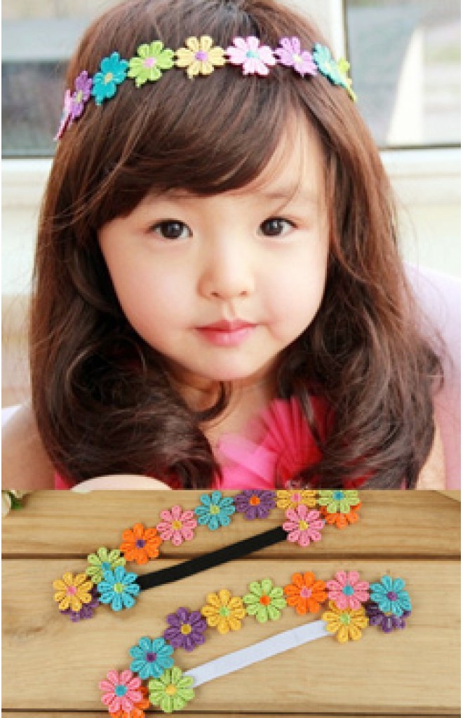 สายคาดผมดอกไม้เรียงสลับสีสวย ใส่แล้วน่ารักมากๆ สายคาดผมดอกไม้เรียงสลับสีสวย ใส่แล้วน่ารักมากๆ