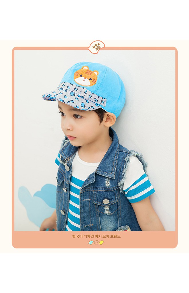 หมวแก๊ปน่ารัก แต่งรูปสัตว์ ปีกหมวกมีลวดลาย จาก Lemonkid