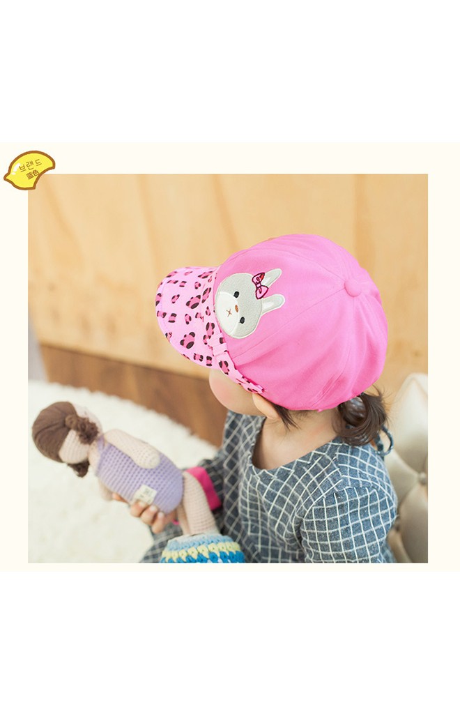 หมวแก๊ปน่ารัก แต่งรูปสัตว์ ปีกหมวกมีลวดลาย จาก Lemonkid