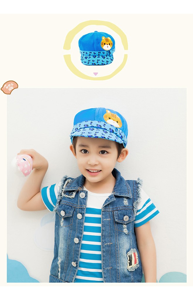 หมวแก๊ปน่ารัก แต่งรูปสัตว์ ปีกหมวกมีลวดลาย จาก Lemonkid