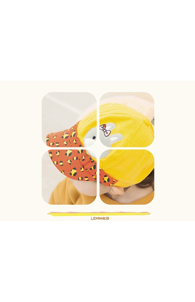 หมวแก๊ปน่ารัก แต่งรูปสัตว์ ปีกหมวกมีลวดลาย จาก Lemonkid