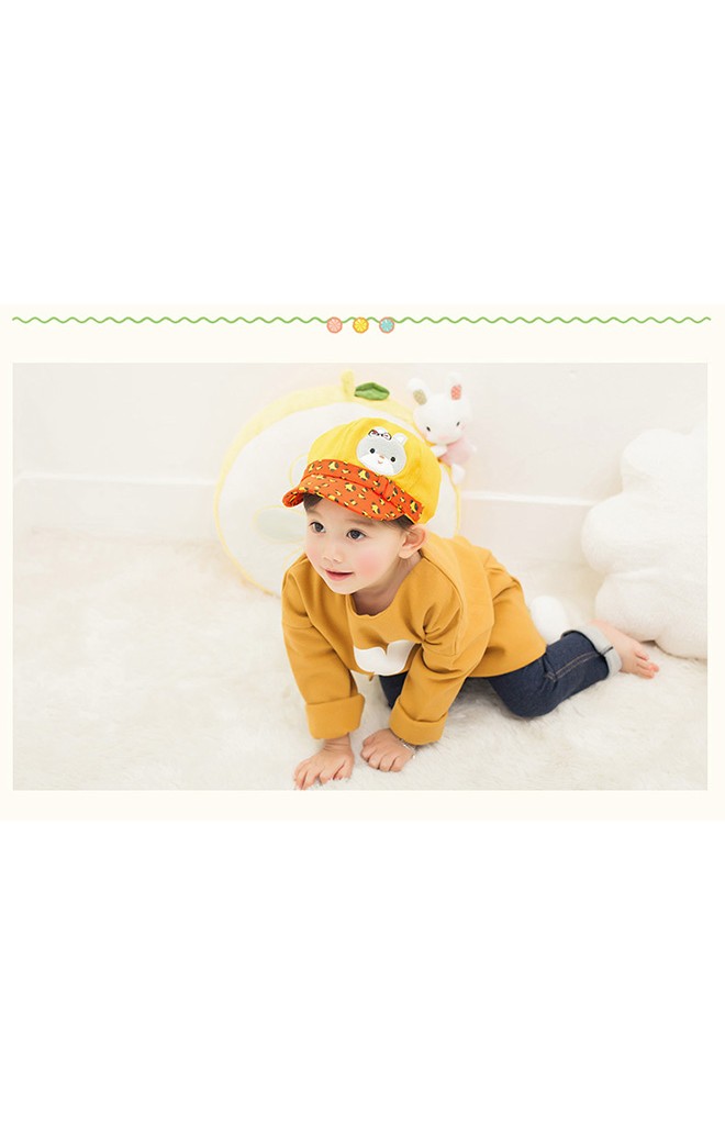 หมวแก๊ปน่ารัก แต่งรูปสัตว์ ปีกหมวกมีลวดลาย จาก Lemonkid