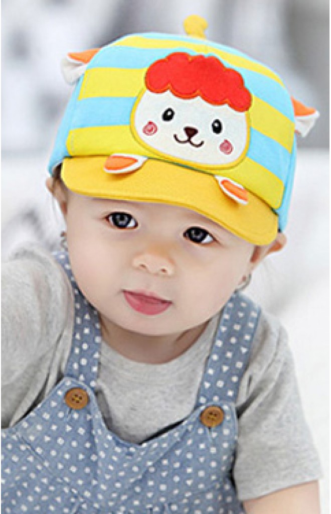 หมวกแก๊ปเด็กแต่งรูปแกะน้อยน่ารัก จาก GZMM หมวกแก๊ปเด็กแต่งรูปแกะน้อยน่ารัก จาก GZMM