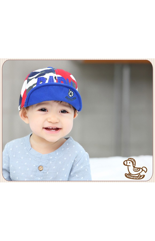 หมวกแก๊ปลายทหาร ด้านหน้าปัก BABY