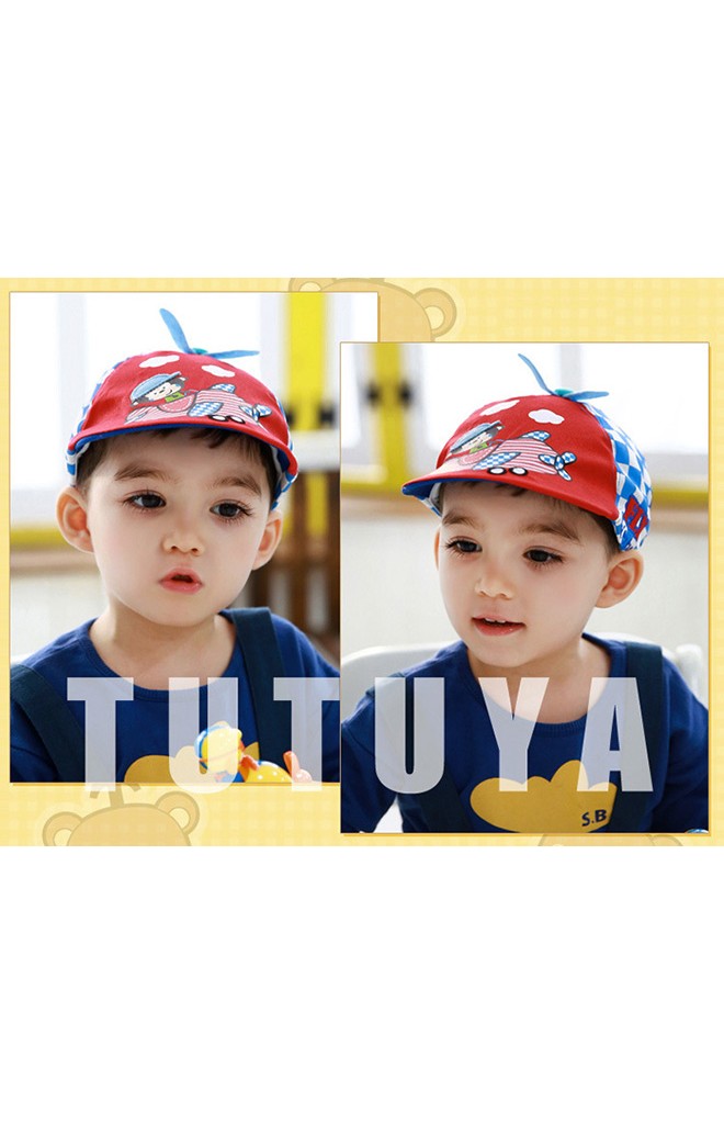 หมวกแฟล็ตแค็ปลายลิงขับเครื่องบิน จาก TUTUYA