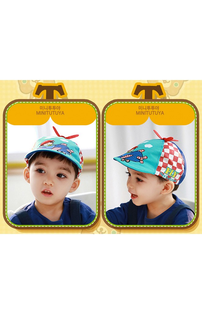 หมวกแฟล็ตแค็ปลายลิงขับเครื่องบิน จาก TUTUYA