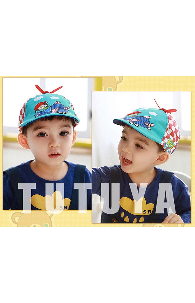 หมวกแฟล็ตแค็ปลายลิงขับเครื่องบิน จาก TUTUYA