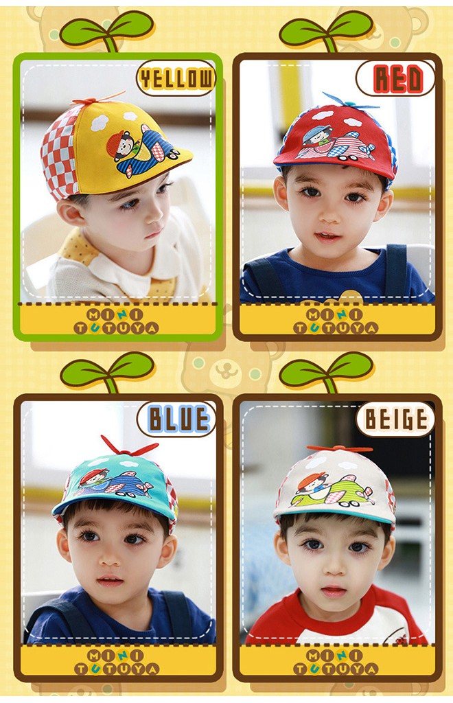 หมวกแฟล็ตแค็ปลายลิงขับเครื่องบิน จาก TUTUYA