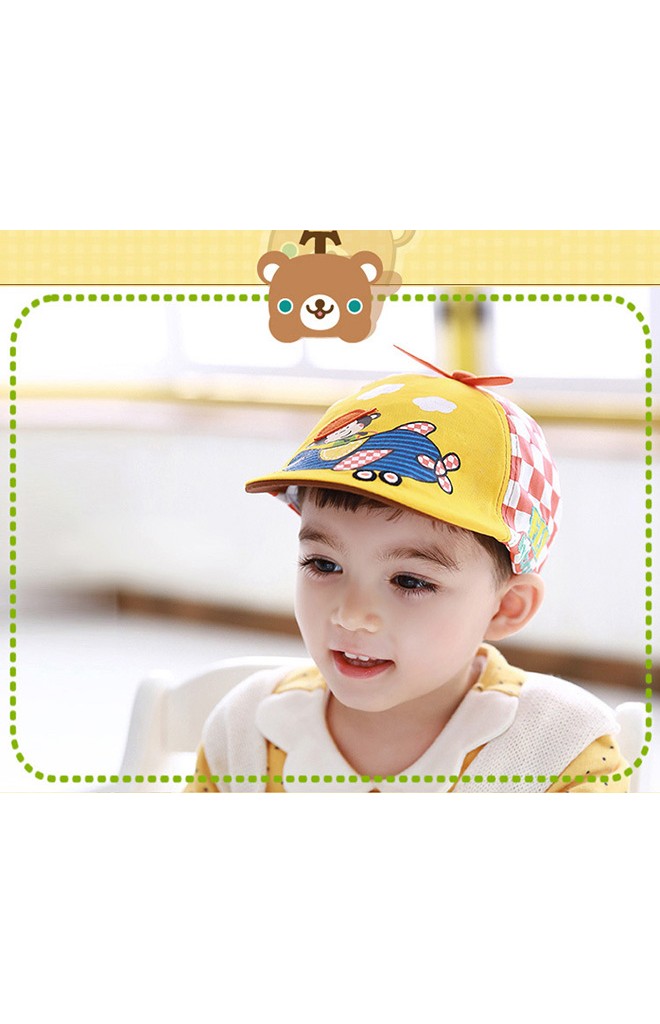หมวกแฟล็ตแค็ปลายลิงขับเครื่องบิน จาก TUTUYA
