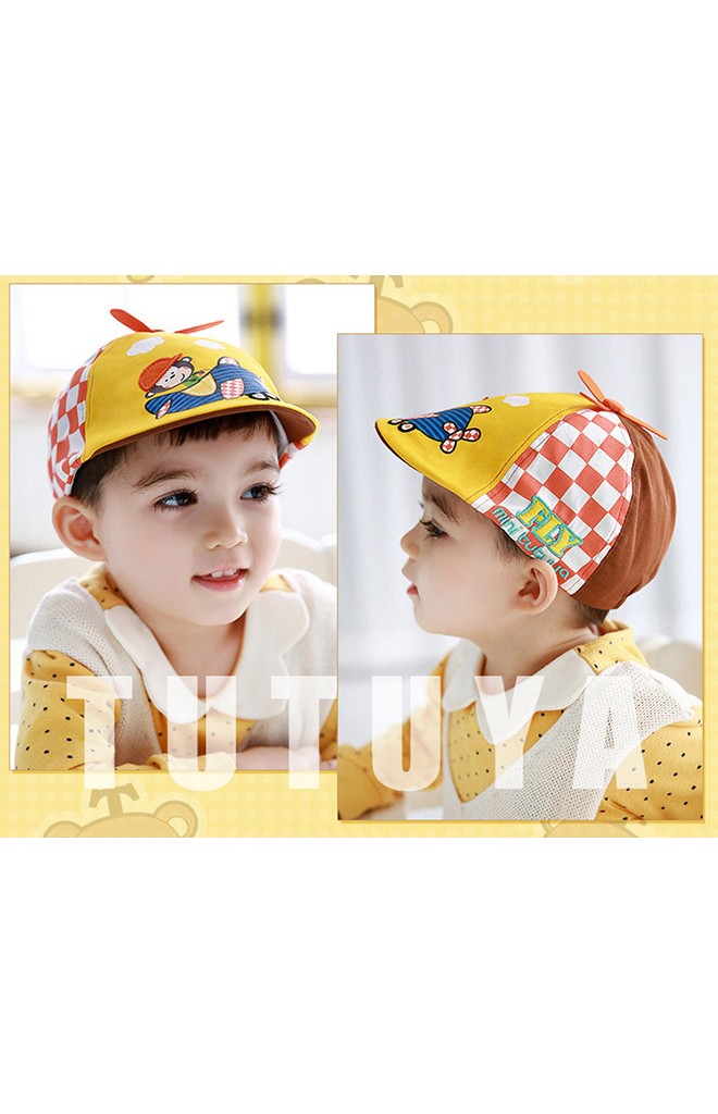 หมวกแฟล็ตแค็ปลายลิงขับเครื่องบิน จาก TUTUYA