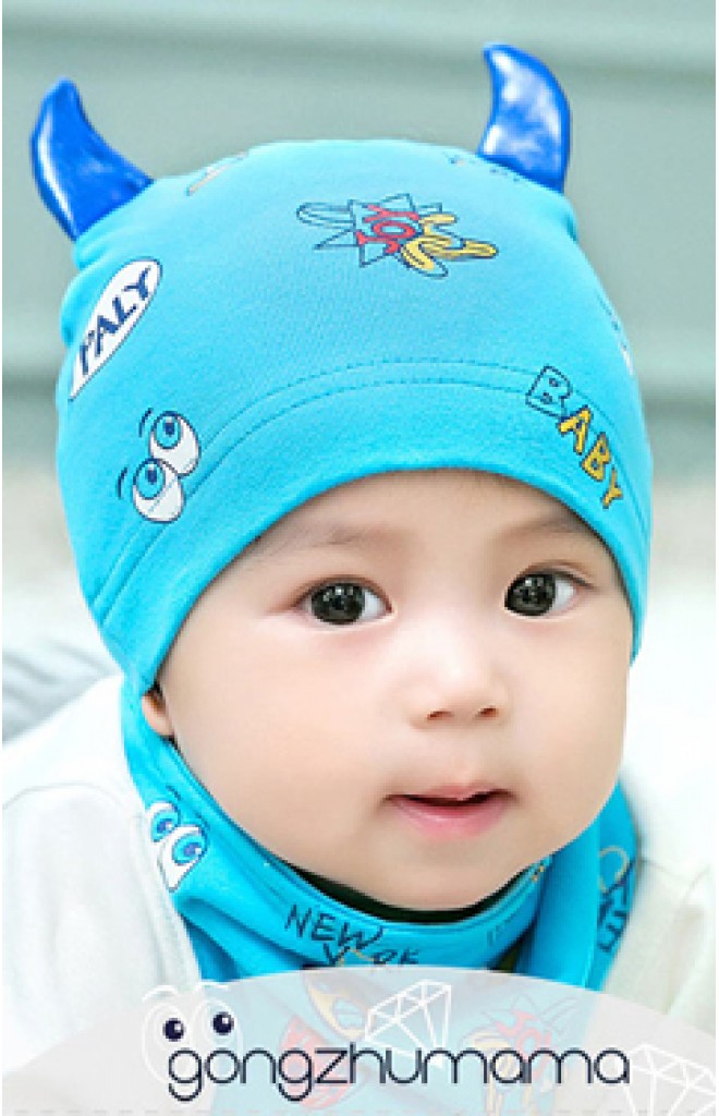 หมวกบีนนี่แต่งเขา สกรีนลายเท่ๆ หมวกบีนนี่แต่งเขา สกรีนลายเท่ๆ