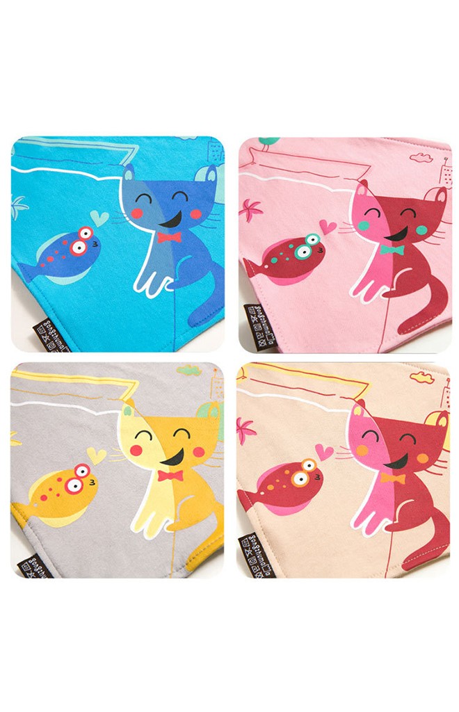 เซ็ตหมวกแก๊ปปักอักษร CATS มาพร้อมผ้ากันเปื้อนลายแมว จาก GZMM