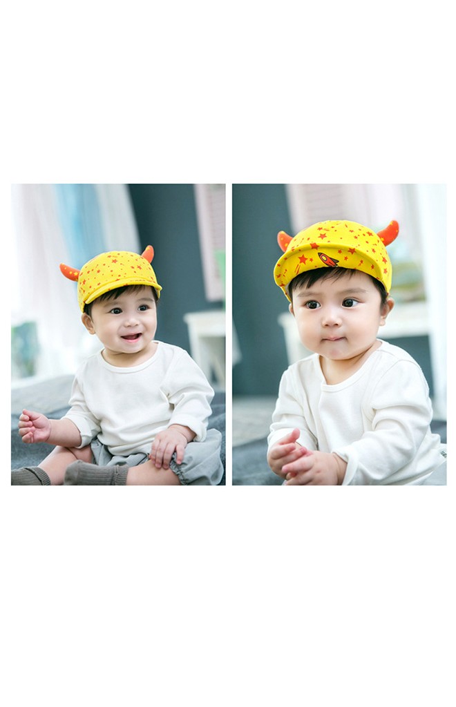 หมวกแก๊ปแต่งเขาเท่ๆ ลายจรวดท่องอวกาศ GZMM