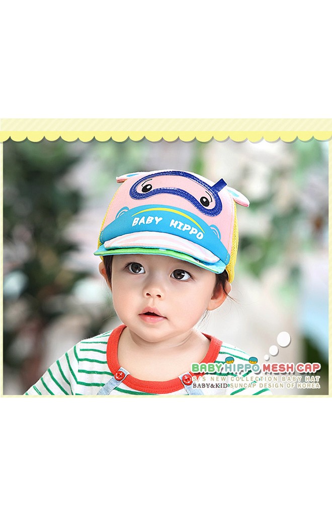 หมวกแก๊ปฮิปโปดำน้ำ ด้านหลังเป็นตาข่าย จาก GZMM