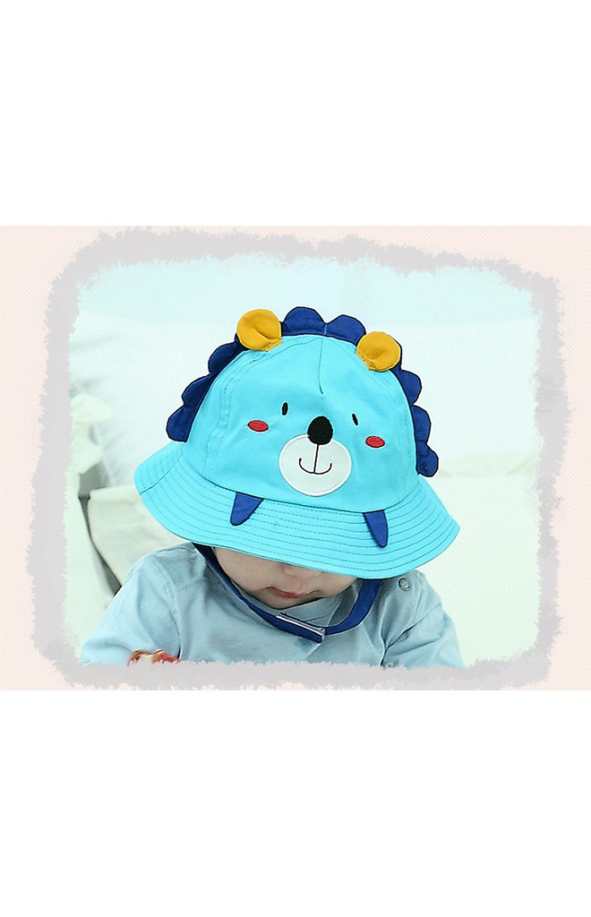 หมวกเด็กปีกรอบกันแดดเจ้าสิงโตน้อย ดีไซน์น่ารัก