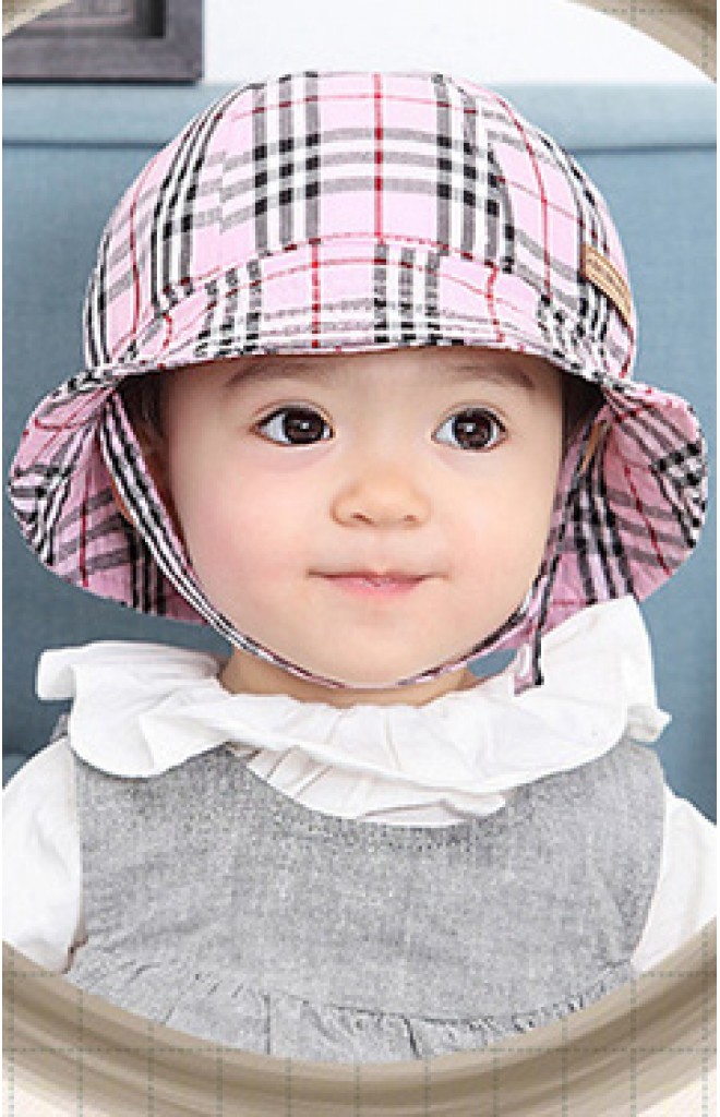 หมวกเด็กปีกรอบ(BUCKET) ลายสก๊อต หมวกเด็กปีกรอบ(BUCKET) ลายสก๊อต