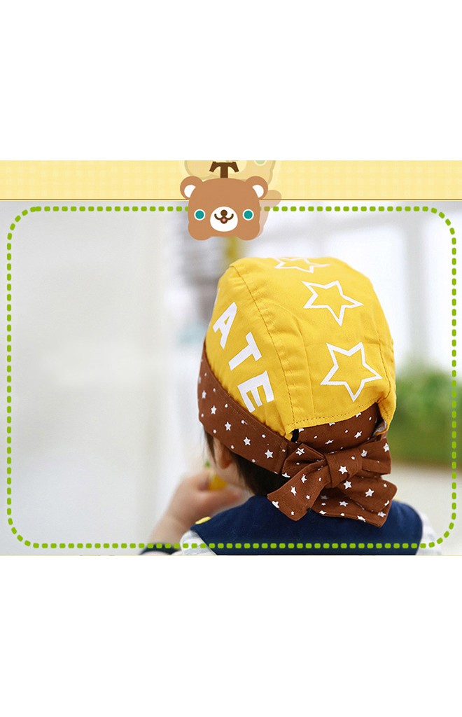 หมวกเด็กโจรสลัด ด้านข้างสกรีนอักษร H A T E จาก TUTUYA