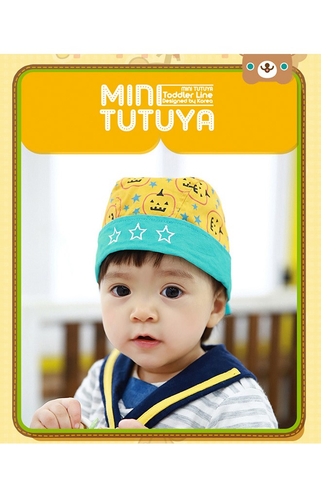 หมวกโจรสลัดเด็กลายฟักทอง จาก TUTUYA