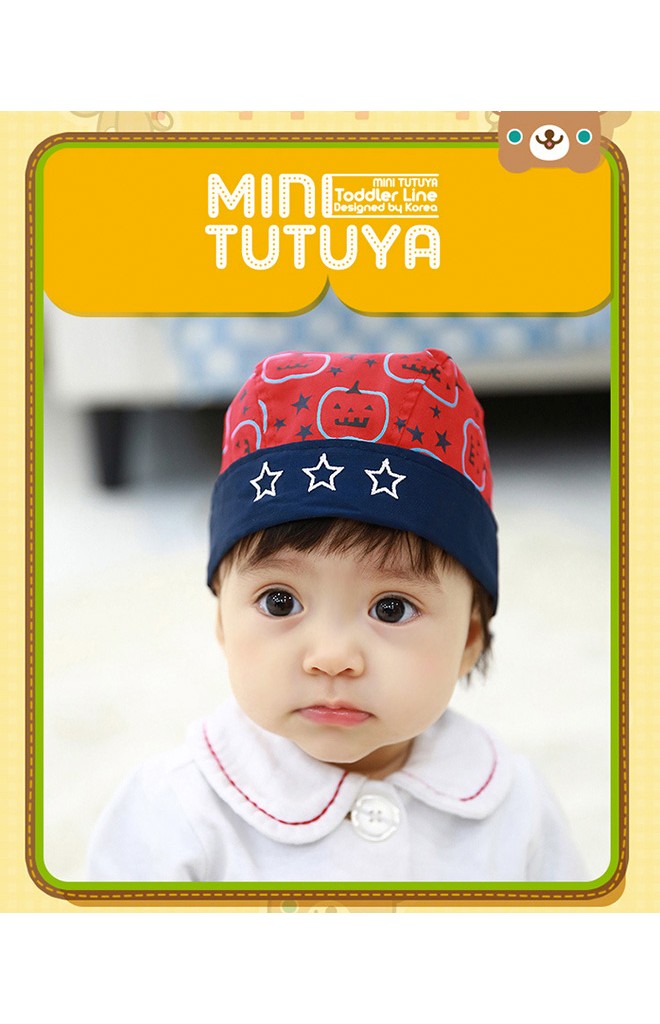 หมวกโจรสลัดเด็กลายฟักทอง จาก TUTUYA