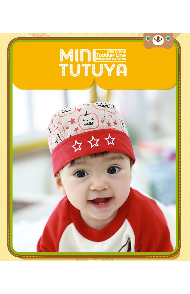 หมวกโจรสลัดเด็กลายฟักทอง จาก TUTUYA