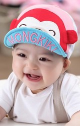 หมวกแก๊ปลิง ปีกหมวกปัก MONGKIKI จาก dandybebe