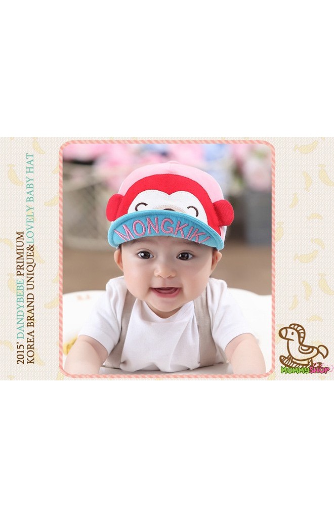 หมวกแก๊ปลิง ปีกหมวกปัก MONGKIKI จาก dandybebe