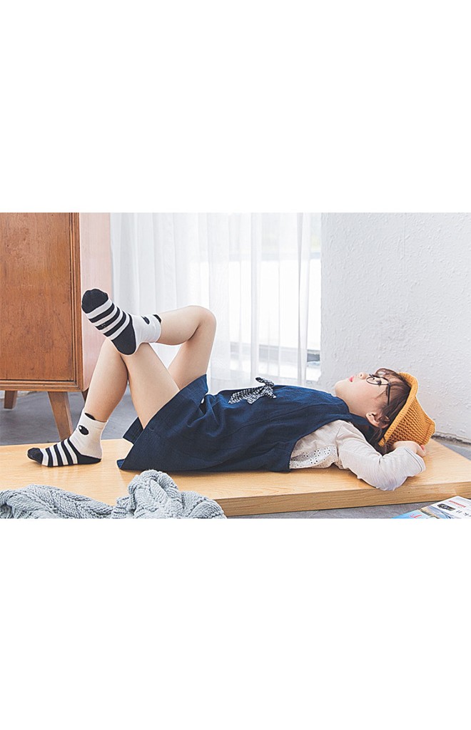 ถุงเท้าเด็กลายแพนด้า แบบสั้น